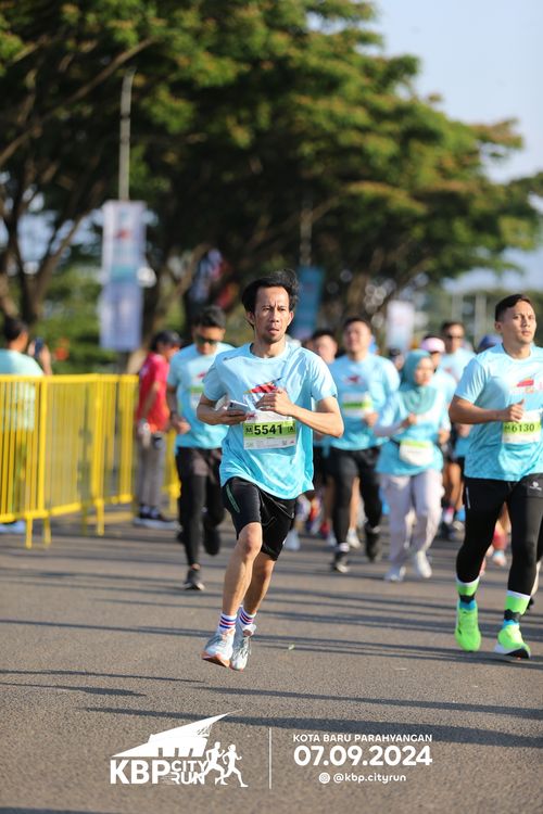 Race photo from KBP City Run 2024