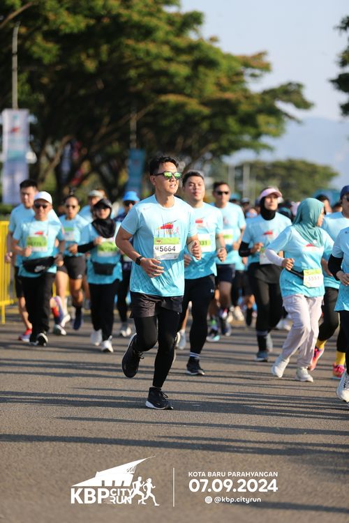 Race photo from KBP City Run 2024