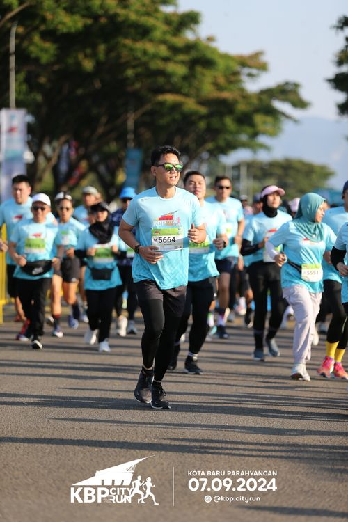 Race photo from KBP City Run 2024