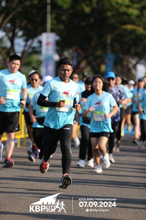 Race photo from KBP City Run 2024