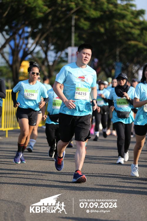 Race photo from KBP City Run 2024