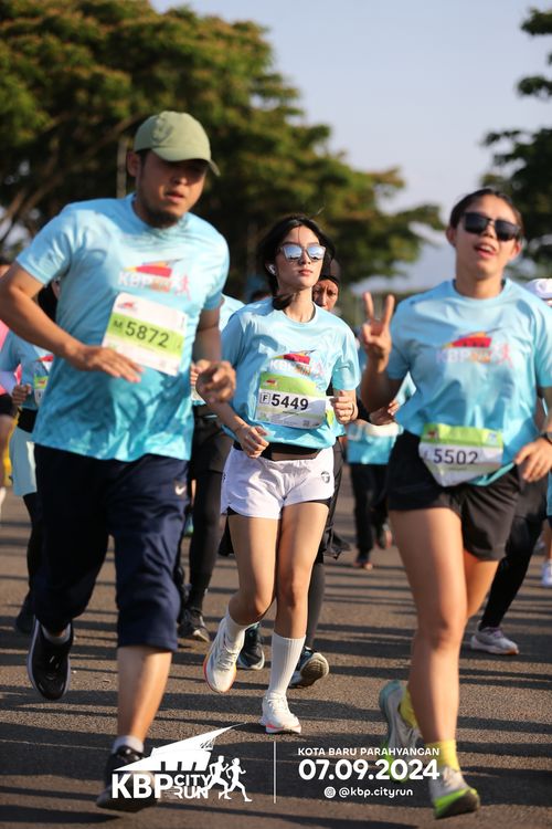 Race photo from KBP City Run 2024