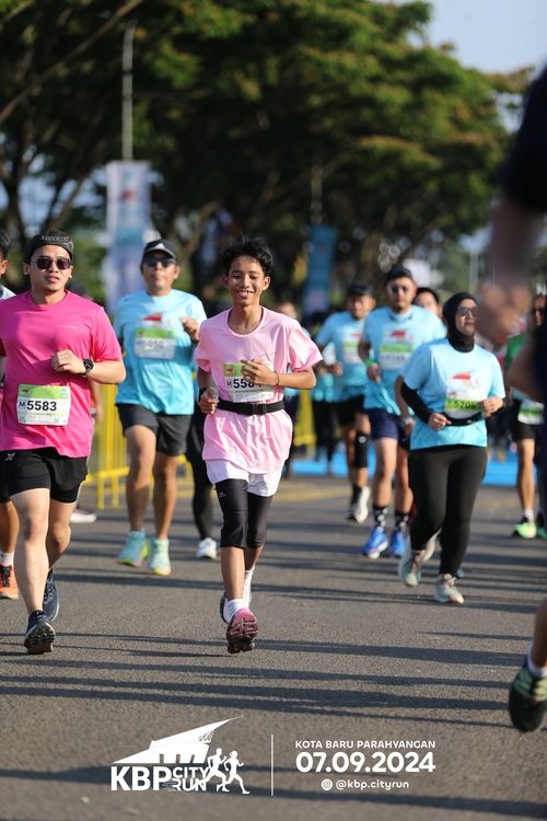 Race photo from KBP City Run 2024