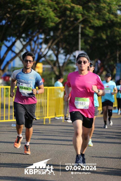 Race photo from KBP City Run 2024