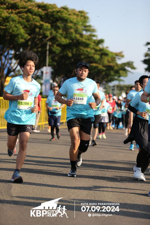 Race photo from KBP City Run 2024