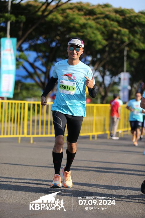 Race photo from KBP City Run 2024