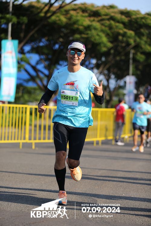 Race photo from KBP City Run 2024