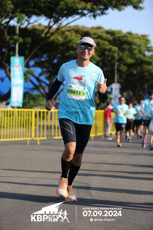 Race photo from KBP City Run 2024