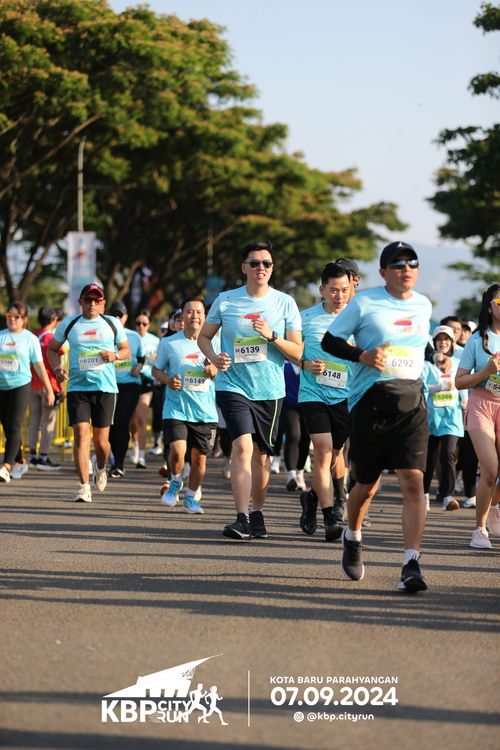 Race photo from KBP City Run 2024