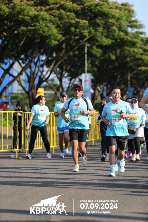 Race photo from KBP City Run 2024