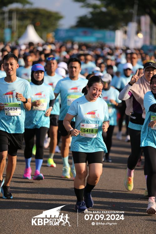 Race photo from KBP City Run 2024