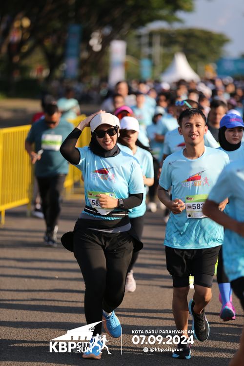 Race photo from KBP City Run 2024
