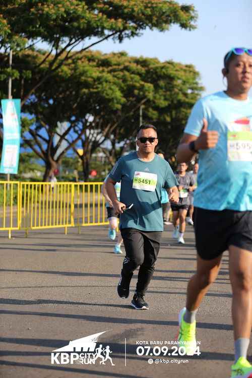 Race photo from KBP City Run 2024