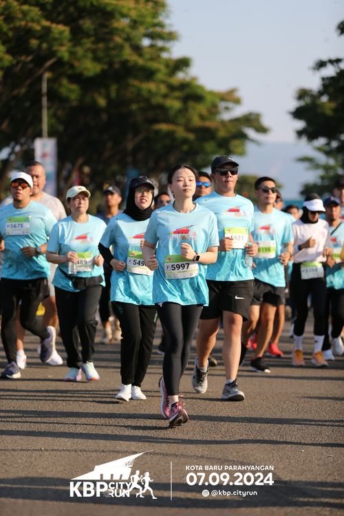 Race photo from KBP City Run 2024