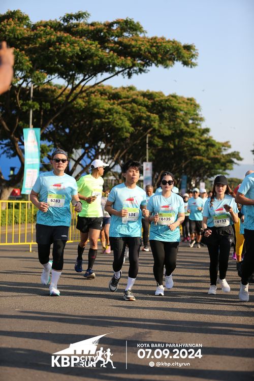 Race photo from KBP City Run 2024
