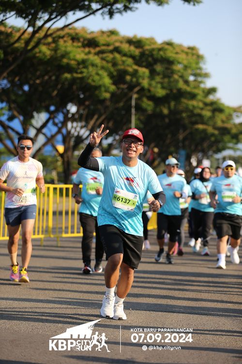 Race photo from KBP City Run 2024