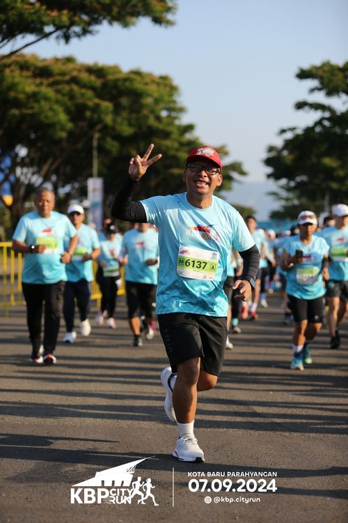 Race photo from KBP City Run 2024