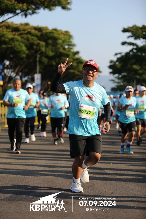 Race photo from KBP City Run 2024