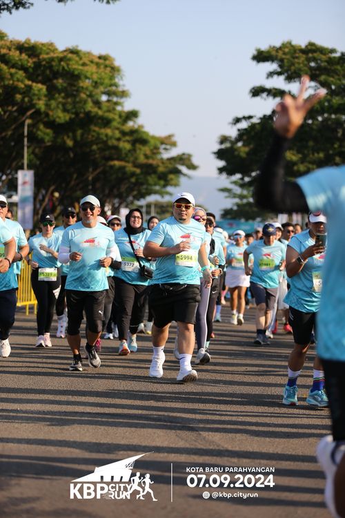Race photo from KBP City Run 2024
