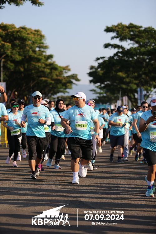 Race photo from KBP City Run 2024