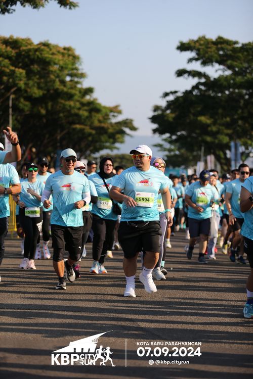 Race photo from KBP City Run 2024