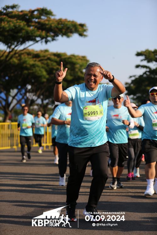 Race photo from KBP City Run 2024