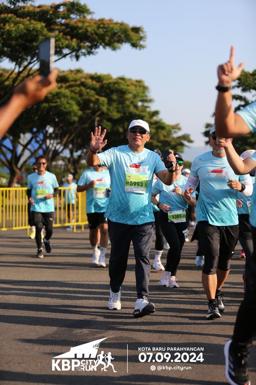 Race photo from KBP City Run 2024