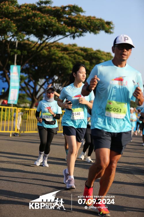 Race photo from KBP City Run 2024