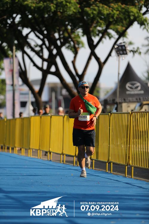Race photo from KBP City Run 2024