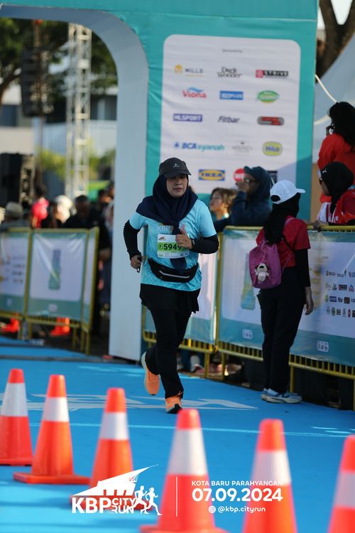 Race photo from KBP City Run 2024