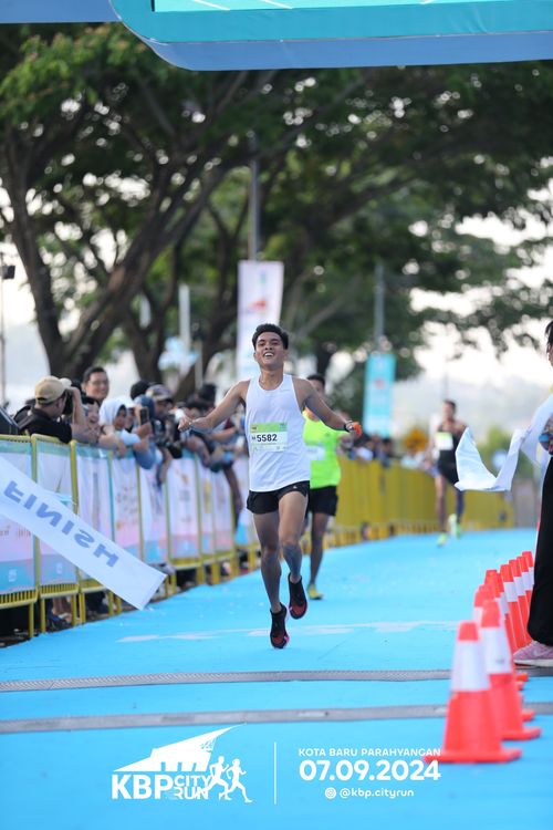 Race photo from KBP City Run 2024