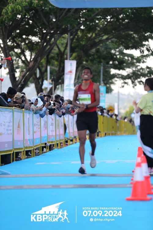 Race photo from KBP City Run 2024