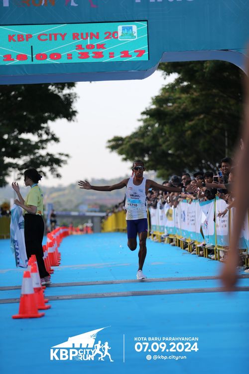 Race photo from KBP City Run 2024