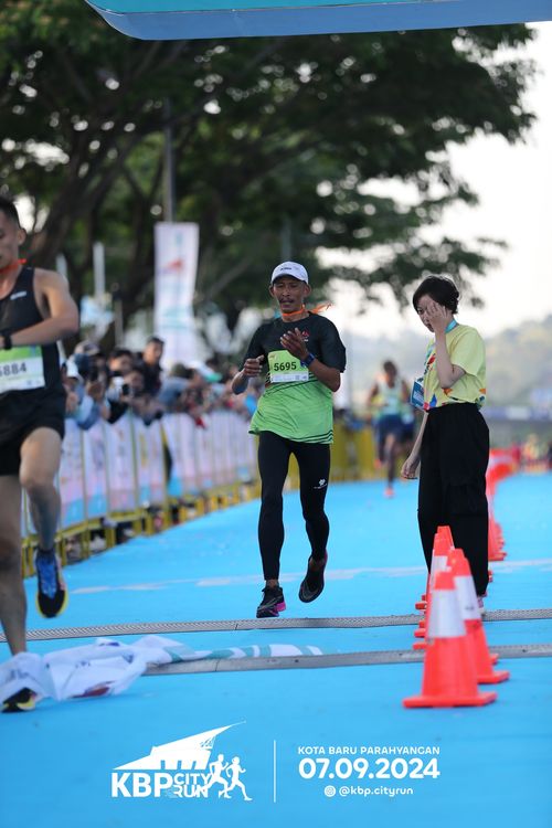 Race photo from KBP City Run 2024