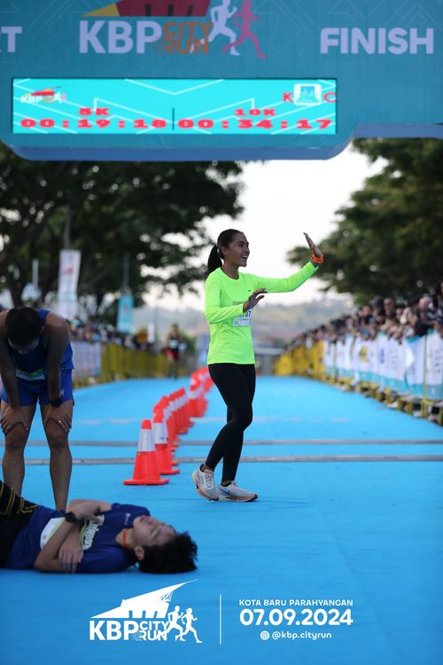 Race photo from KBP City Run 2024