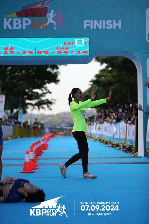 Race photo from KBP City Run 2024