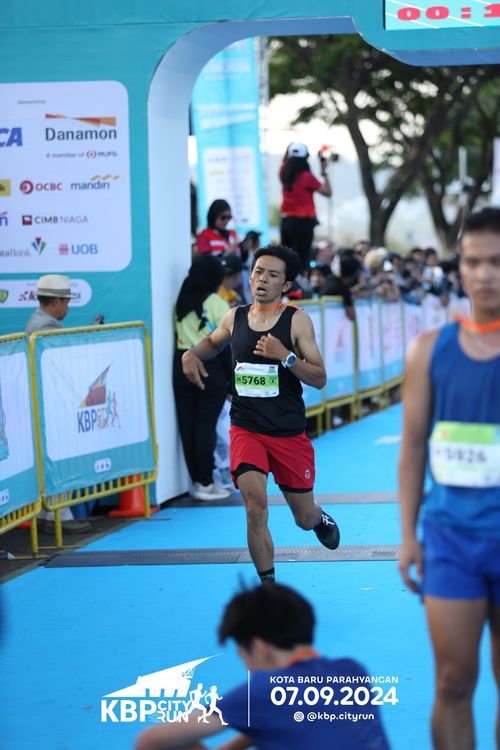 Race photo from KBP City Run 2024