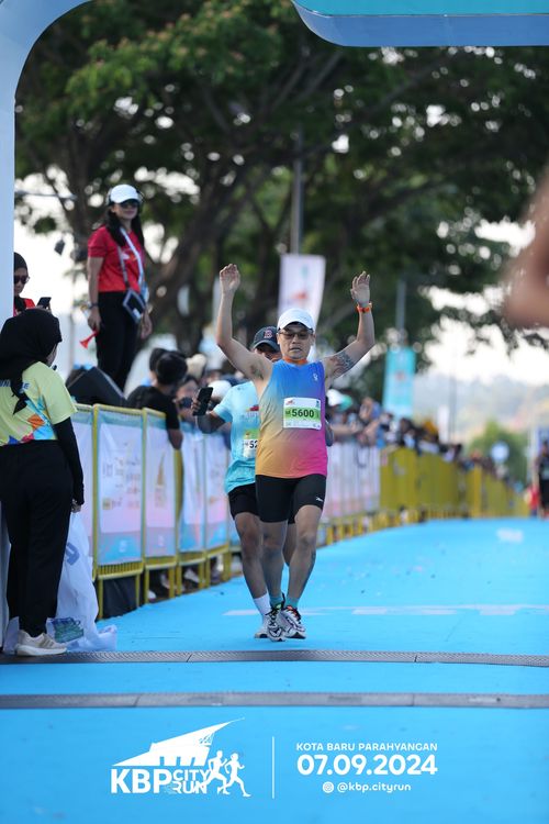 Race photo from KBP City Run 2024