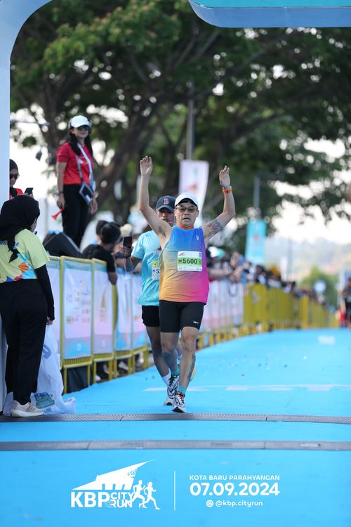 Race photo from KBP City Run 2024