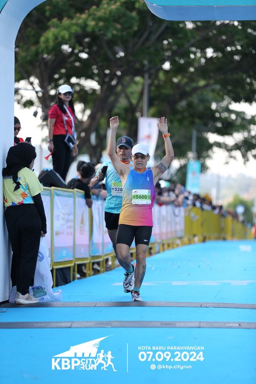 Race photo from KBP City Run 2024