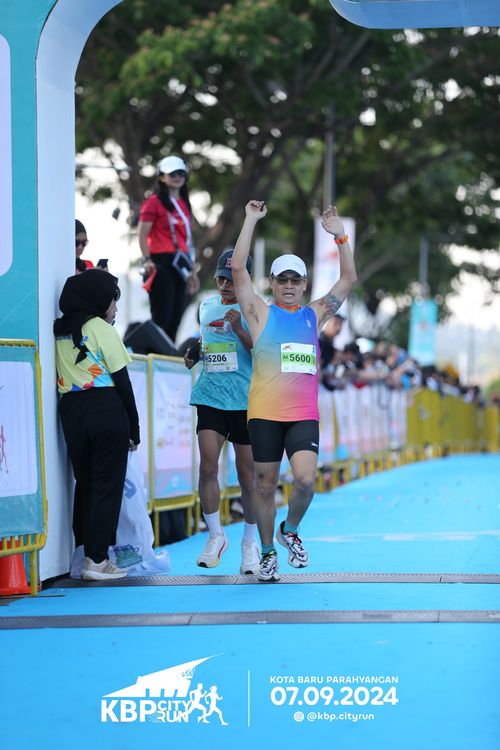 Race photo from KBP City Run 2024