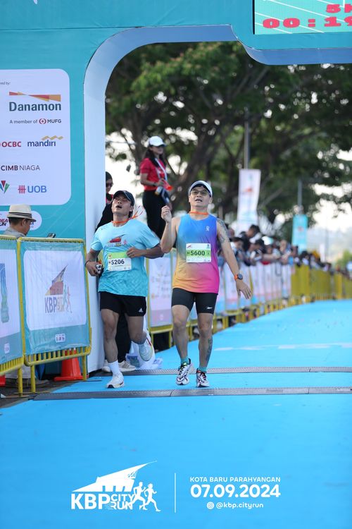 Race photo from KBP City Run 2024