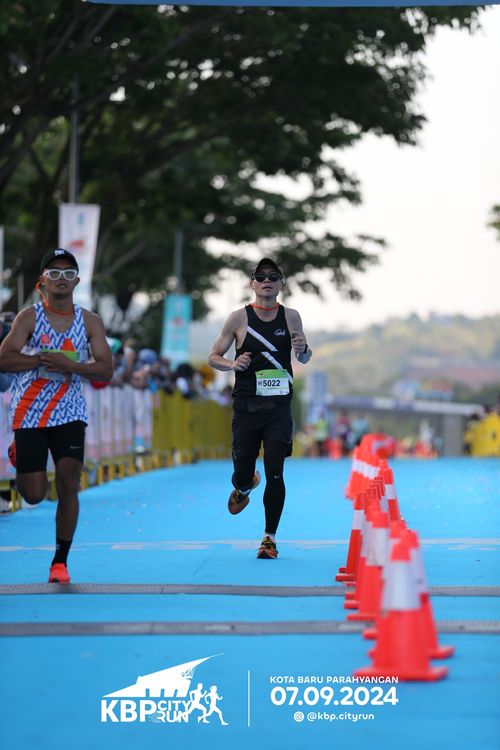 Race photo from KBP City Run 2024