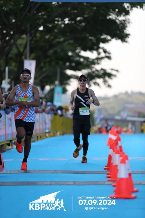 Race photo from KBP City Run 2024