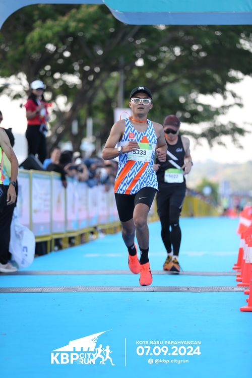 Race photo from KBP City Run 2024