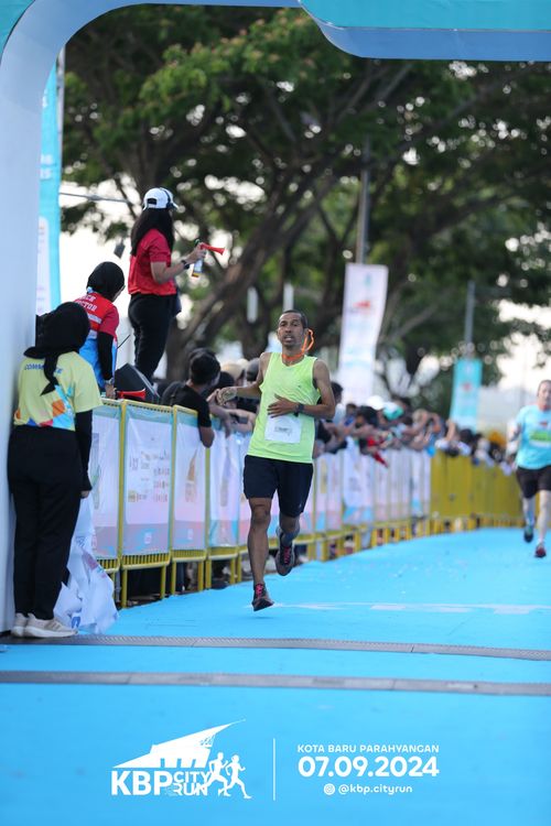 Race photo from KBP City Run 2024