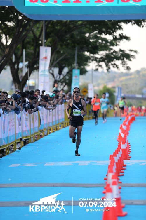 Race photo from KBP City Run 2024