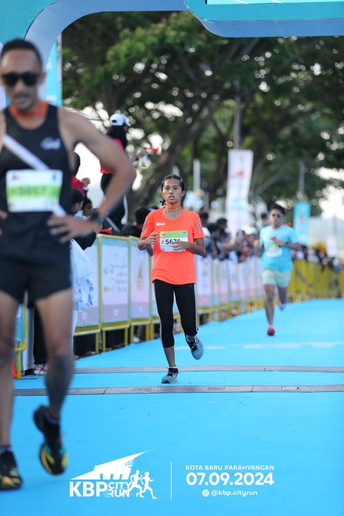 Race photo from KBP City Run 2024