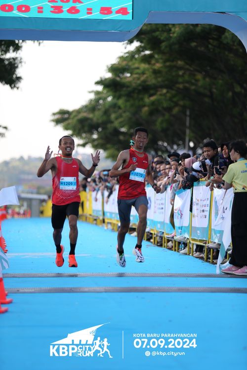 Race photo from KBP City Run 2024