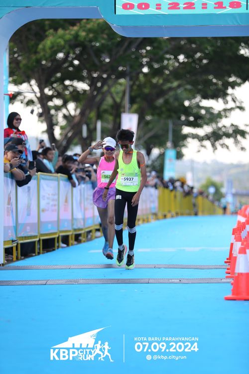 Race photo from KBP City Run 2024